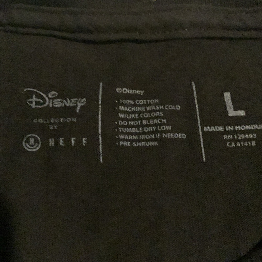 Rare Disney Neff Collab for Mickey Mouse, black long sleeve large unisex tee - Picture 4 of 6